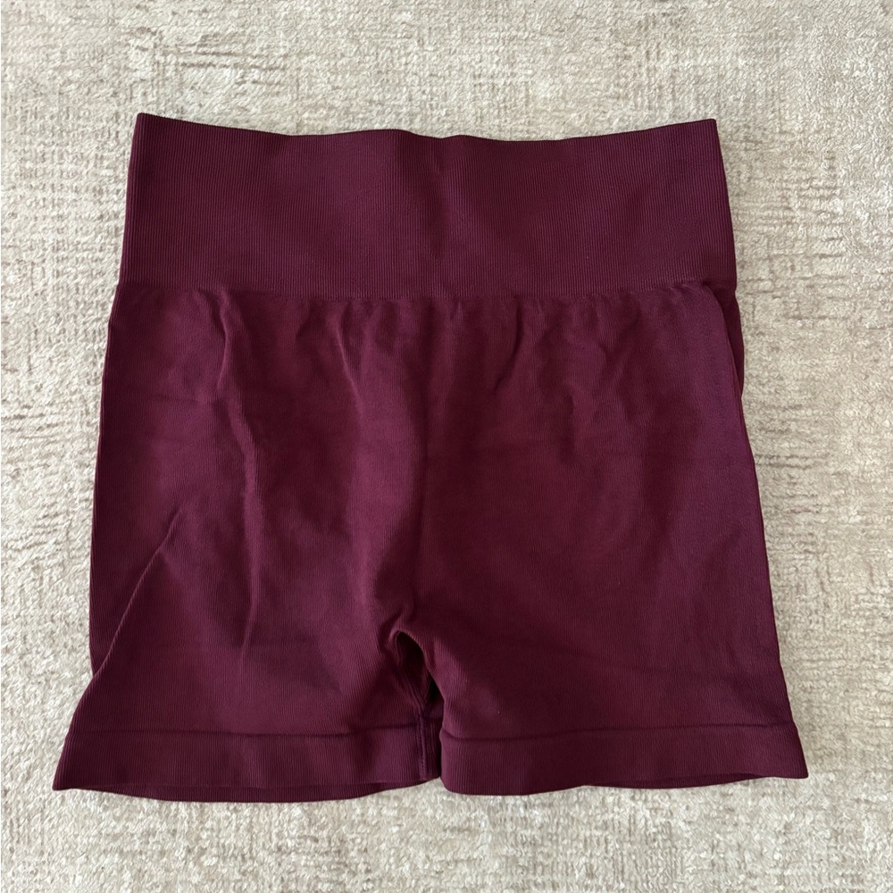 Shein Burgundy Gym Shorts